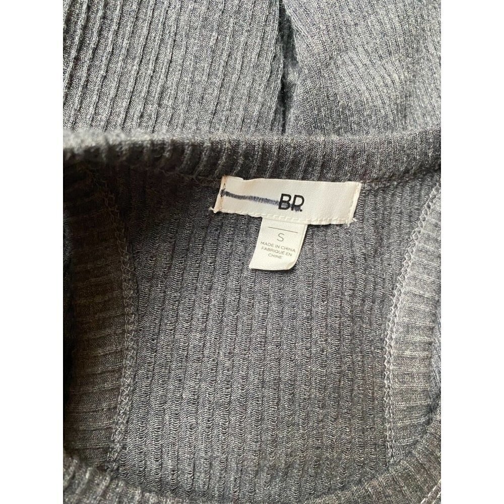 BP Women Ribbed Dress BNWOT Gray Racerback Skater Pockets - Picture 6 of 7
